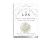 LOX Secure Locking Earring Backs for Women - Safe & Easy to Use Hypoallergenic Earings - Ideal for All Stud Earrings - Pack of Two - Silver, Silver Tone, Plastic Silver