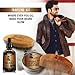 Beard Grooming for Men Care - Beard Brush, Beard Comb, Unscented Beard Oil Leave-in Conditioner, Mustache & Beard Balm Butter Wax, Shaping & Growth Gift Set