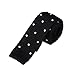 DAO3D01 Various Colors Polka Dots Knit Skinny Tie for Husband By Dan Smith