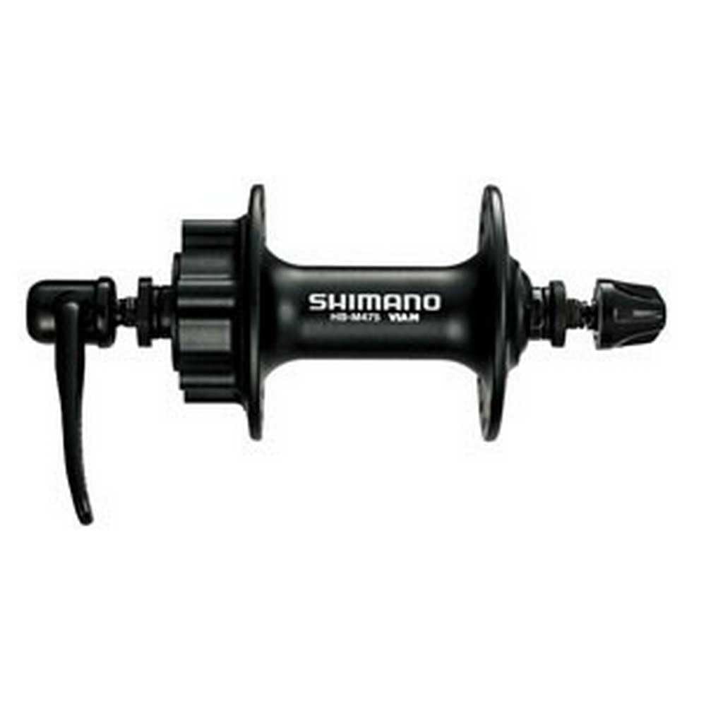 Shimano HB-M475 disc front hub 6-bolt silver 32 hole