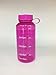 (PINK) Hydr-8 Sports Water Bottle 1000mL Tritan BPA Free Plastic 32oz