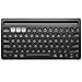 iClever Bluetooth Keyboard - Rechargeable Multi-Device Wireless Keyboard with Aluminium Alloy Housing and Phone Holder, Universal Bluetooth Keyboard for Tablet Android iOS Windows