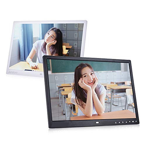 DishyKooker 15 inch Digital Picture Photo Frame 1280x800 HD Resolution 16:9 Wide Picture Screen Clear and Distinct Display White UK Plug Electronic Cell Phones Accessories for Travel/Work - Thumbnail 5