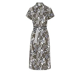 419vHF1LNML. SS300 DeSoto Vestido de mujer de manga corta Kira con estampado de serpiente. 419vHF1LNML. SS300