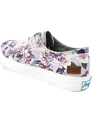 Blowfish Malibu Womens Marley Sneakers, Gray Bella Print Canvas, 8.5