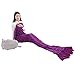 Senmar Warm and Soft All Seasons Mermaid Blanket Sofa Quilt Living room blanket ，Sleeping Bag and Camping Bag (71