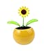 Acekid Solar Powered Dancing Flower Sunflower Office Desk & Car Decor Color Random