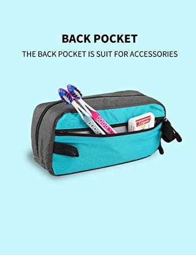 GOX Travel Toiletry Bag,Dopp Kit Case,Ultra-Light Cosmetics Bag Makeup Organizer (Turquoise) 4 GOX Travel Toiletry Bag,Dopp Kit Case,Ultra-Light Cosmetics Bag Makeup Organizer (Turquoise)