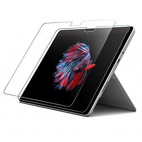 [2 Pack] ZTOZ Tempered Glass for Microsoft Surface Go Tablet Screen Protector 2018 Released, [Lifetime Replacement Warranty][Easy Installation][Anti-Scratch][Anti-Fingerprint][Bubble Free]