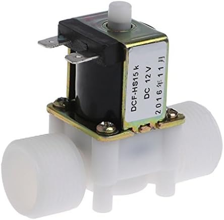 Kangnice 3/4" DC 12V PP N/O Electric Solenoid Valve Water Control Diverter Device