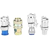 14pcs Hydraulic Pressure Test Point Testing Coupling Adapter Set for Hydraulic System Pressure Detection