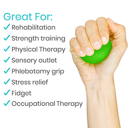 Vive Hand Exercise Balls Grip Strengthening Physical, Occupational