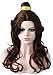 Brown Victorian Costume Wig Southern Woman Wig for Women - One Size