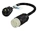 Conntek 30A NEMA 6-30P to 50-Amp Electric Vehicle Adapter Cord for Tesla