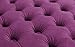 Divano Roma Furniture Classic Tufted Velvet Footrest/Footstool/Ottoman with Casters (Purple)