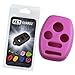 KEYGUARDZ Purple Rubber Keyless Entry Remote Key Fob Skin Cover Protector
