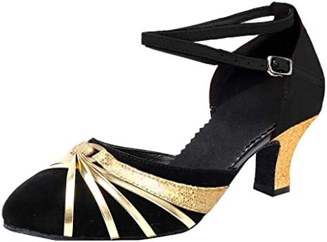 TIFENNY Women's Rumba Waltz Prom Fashion High Heels Ballroom Latin Salsa Dancing Shoes Square Dance Shoes