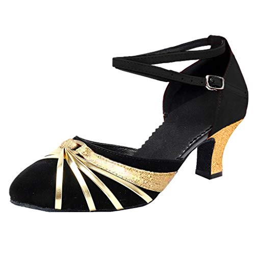 TIFENNY Women's Rumba Waltz Prom Fashion High Heels Ballroom Latin Salsa Dancing Shoes Square Dance Shoes
