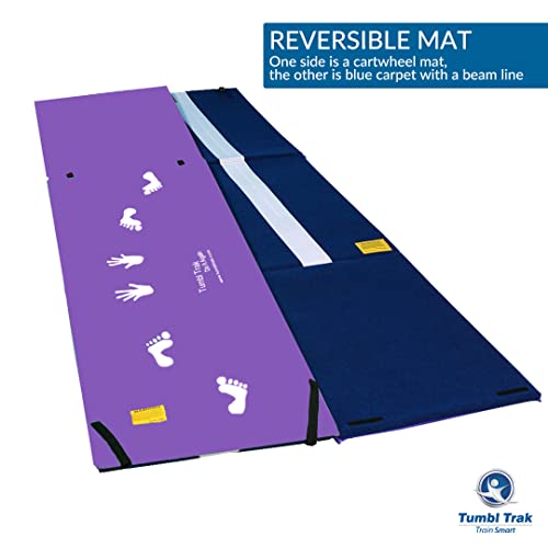 Tumbl Trak Handstand Homework Mat, Purple, 9 ft x 2 ft x 5/8 in (HH
