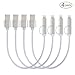 2in1 Lightning and Micro USB Cable Short [4 Pack 1ft] Nylon Braided High Speed Sync and Charging Lightning Cable Cord for iPhone 7 Plus/6s plus/5, iPad /iPod, Android Samsung, HTC and More primary