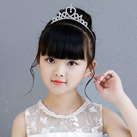 Amazon Co Jp 子供衣装 ハート クロスに輝くダイヤ カチューシャ ティアラ 髪飾り 結婚式 舞台 ドレス かわいい Diy 工具 ガーデン
