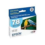 Epson T078520 OEM Ink - (78) Stylus Photo R260/R280/R380/RX580/RX595/RX680 Artisan 50 Claria Hi-Definition Light Cyan Ink (525 Yield) OEM
