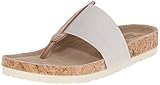 Skechers Cali Women's Granola Shimmer Chic Flip Flop, Natural, 7 M US