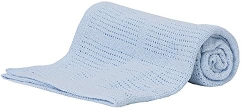 Babytown Baby Boys and Girls Soft Cotton Cellular Blankets
