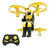 Mini Nano Drone for Kids, Lefant Jetpack 2.4GHz Small Micro RC Quadcopter RTF Drone Remote Control Kids Toys Drone for Beginners with 6-Axis Gyro 3D Flips Altitude Hold One Key Take Off Landing-Yellow