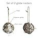 Ambears&D Wild Bird Nest Helper Grapevine Globes with Pure Cotton for Hummingbird Nesting - All Natural Songbird Nesting Material (Nester)