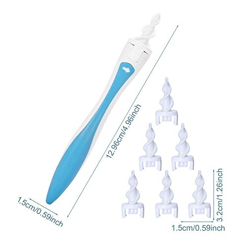 image for Oriflame Smart Ear Cleaner Swab Spiral Ear Wax Remover Kit Earwax Remo