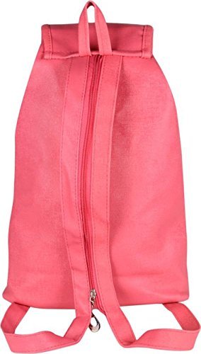 salebox leather bagpack combo for school/college girls - pink