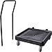 Carlisle C2236H03 Universal Warewashing Rack Dolly with Handle, 350 lb Capacity, Black