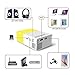 Mini Projector Portable 1080P LED Projector Home Cinema Theater Movie projectors Support Laptop PC Smartphone HDMI Input Great Gift Pocket Projector for Party and Camping(Yellow)thumb 3