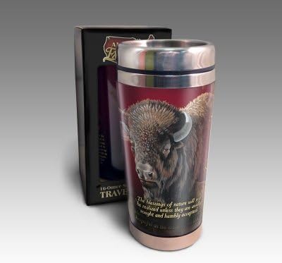 American Expedition STRD-107 Signature 16Oz Steel Mug - Bison
