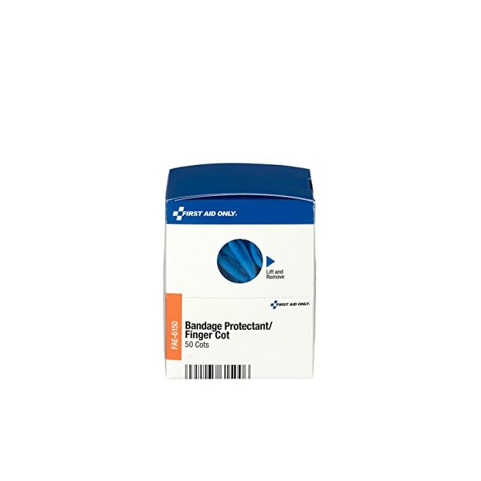First Aid Only FAE-6150 SmartCompliance Refill Finger Cots, 50 Count