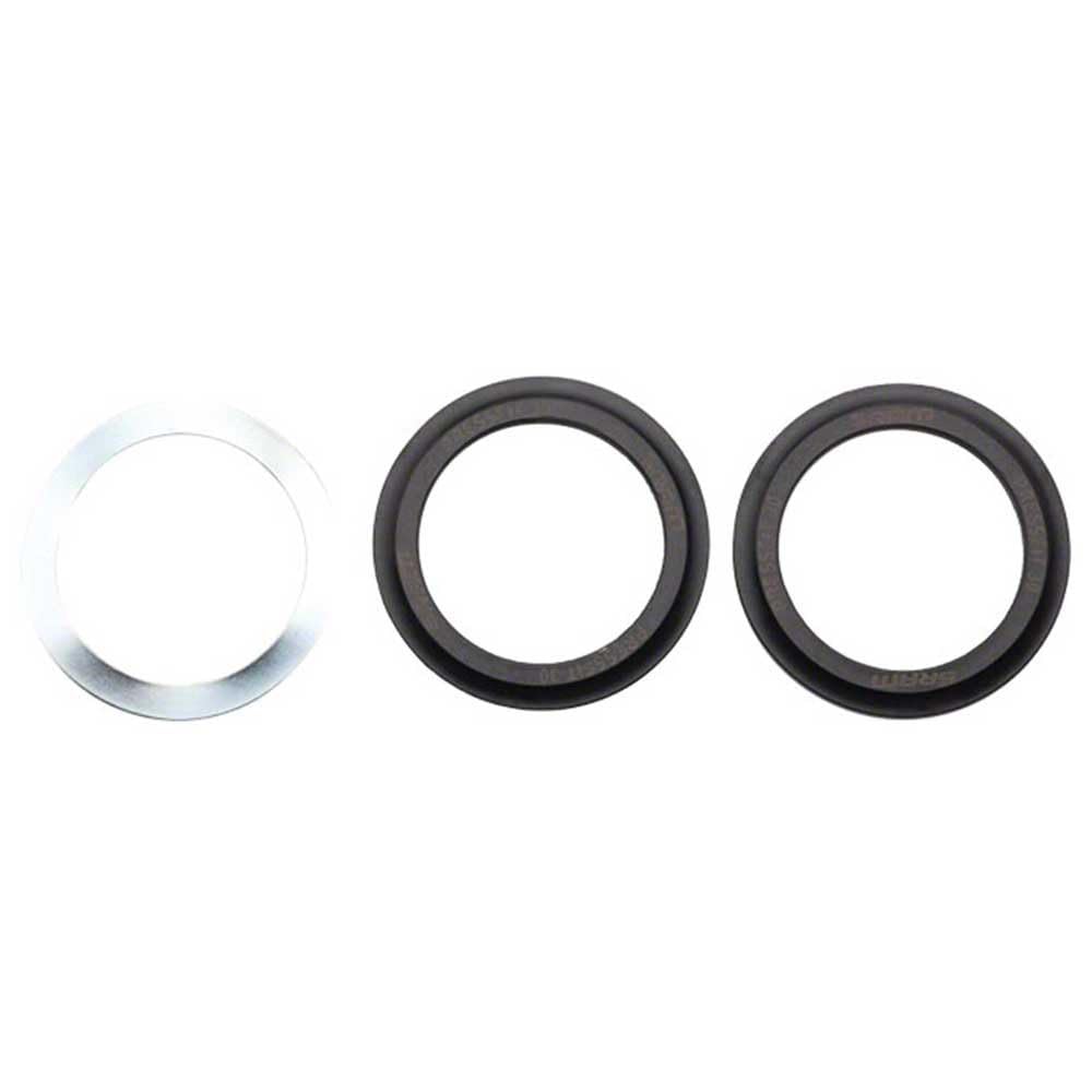 SRAM Bottom Bracket Shield and Wave Washer Assembly PressFit 30 Bearing, 11.6415.007.030, Silver
