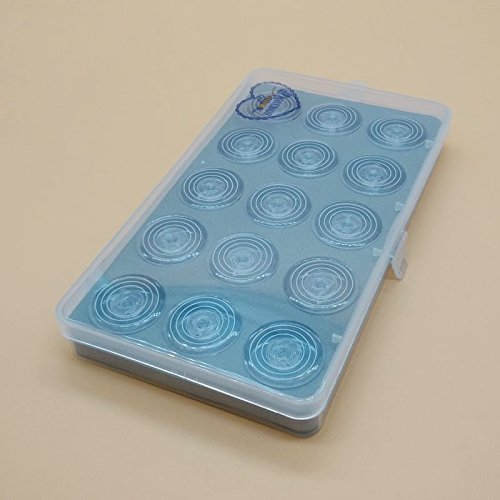 HONEYSEW Box Of 15 Bobbins Plastic Singer 1425N 1425U 600E # 163131