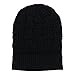 spikerking Mens Winter Knitting Wool Warm Hat Daily Slouchy Beanie Skull Cap,Black
