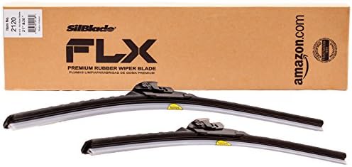 SilBlade FLX 2120 Premium Beam Wiper Blade Set - 21"/20" | Fits various models of BMW, Dodge, Honda, Lexus, Mazda, Mini, Mitsubishi, Nissan, Subaru, Toyota, Volvo