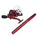 Docooler Mini Aluminum Saltwater Fishing Tackle Pocket Pen Fishing Rod Pole + Reel