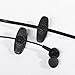 BBTO 20 Pieces Clips for Earphone Wire 360 Degree Rotate Black Earphone Cable Clothing Clip for Fixing Headphone Wire (Black)thumb 3