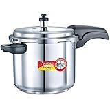 Prestige 5.5L Alpha Deluxe Induction Base Stainless Steel Pressure Cooker, 5.5-Liter