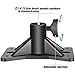 Neewer 2 Pack Exterior Speaker Mounting Bracket 1.4 inches/3.5 Centimeters Insert Mount Cabinet Stand with Adjustable Aperture Standard Hole Location Template for Use in Stage, Party, Studio(NW-001)