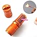 Cevinee™ Waterproof EDC Keychain Capsule Tube, Solid Small Essentials Stocking Container/Seal Bottle/Match Case/Dry Box/Pill Fob - Orange
