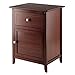 Winsome Wood Eugene Accent Table, Walnut primary