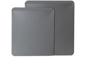 G & S Metal Products Company OvenStuff Nonstick Cookie Slider Baking Sheets, Set of 2, Gray