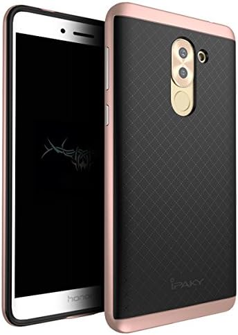 Honor 6X Case,ilovecase[Shock Resistant] Slim Fit TPU Soft Silicone Brushed Texture Case Cover For Huawei Honor 6X Premium Edition-rose gold