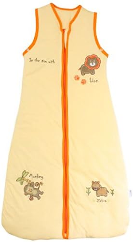 Slumbersac Summer Toddler Sleeping Bag 1 Tog - Sunshine Zoo, 18-36 Months/Large
