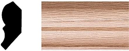 House of Fara 3/4 in. x 1-3/4 in. x 8 ft. Oak Crown Moulding